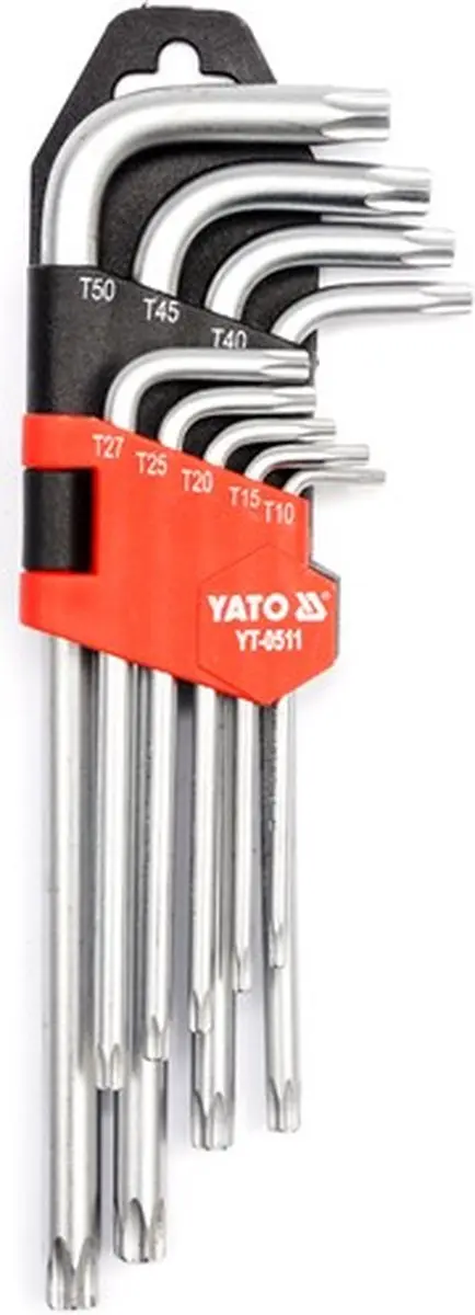 Yato TORX Sleutelset YT-0511 - 9 Delig - CrV Staal - afbeelding 2 van 2