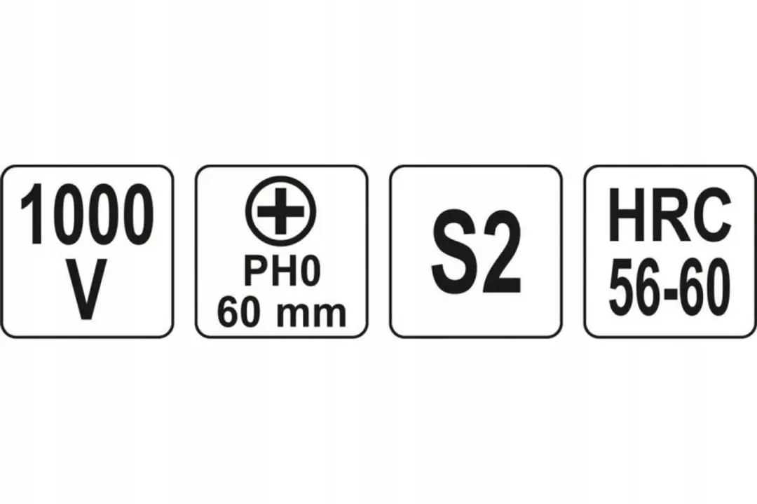 Yato YT-2821 VDE Kruisschroevendraaier PH0 60mm - afbeelding 4 van 4