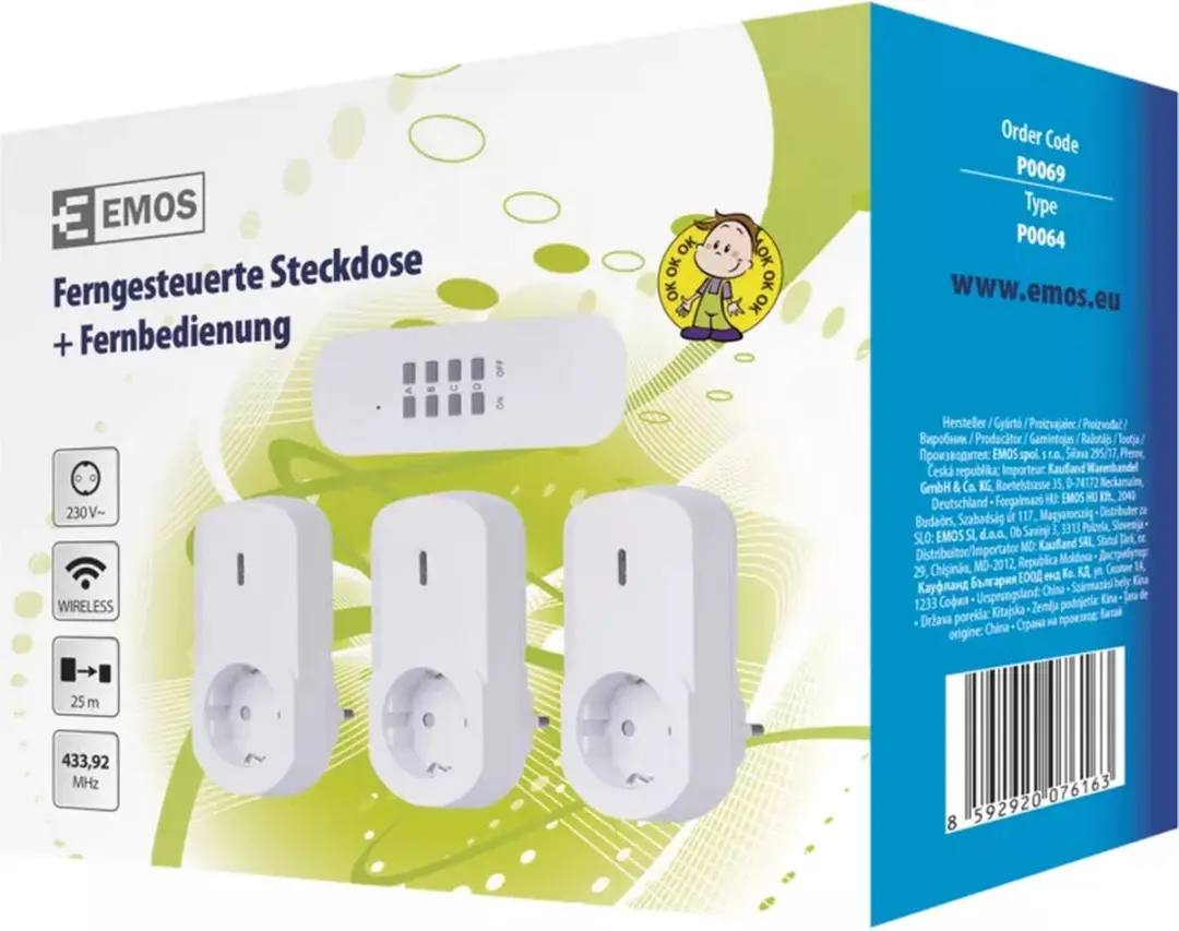 EMOS P0069 Slimme Stekker - Schuko - afbeelding 2 van 6