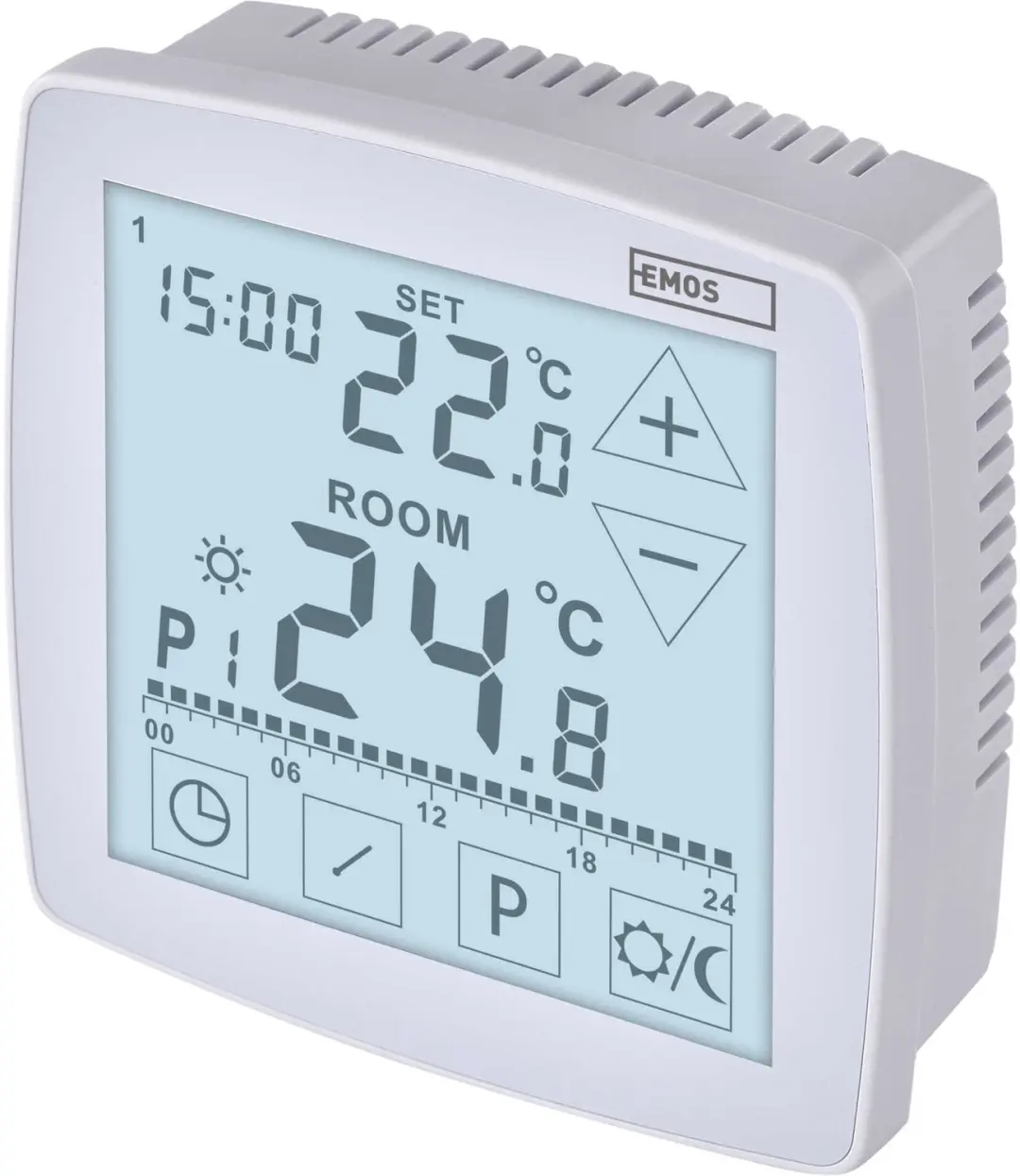 Emos P56A01 OpenTherm kamerthermostaat - Bedraad, programmeerbaar - Wit - afbeelding 5 van 6