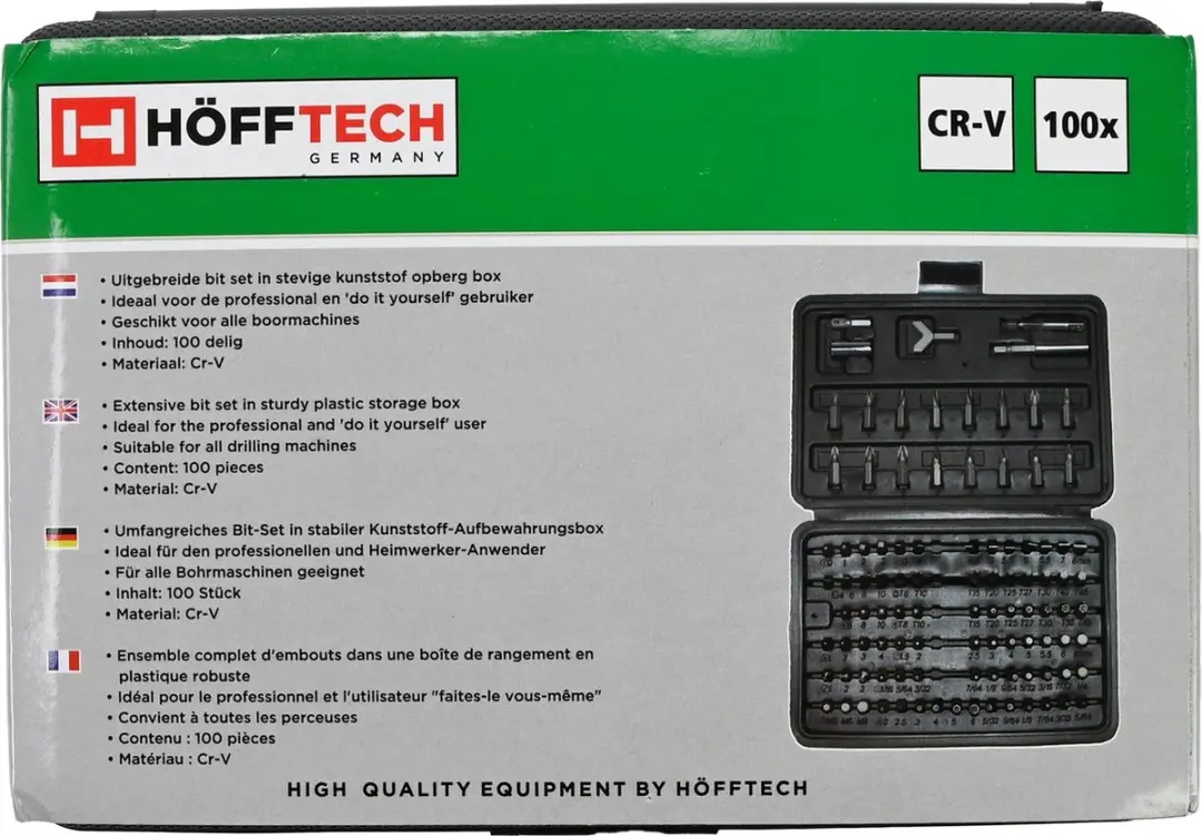 Benson 100-delige schroevendraaierset - bitset met opbergcase - afbeelding 3 van 6