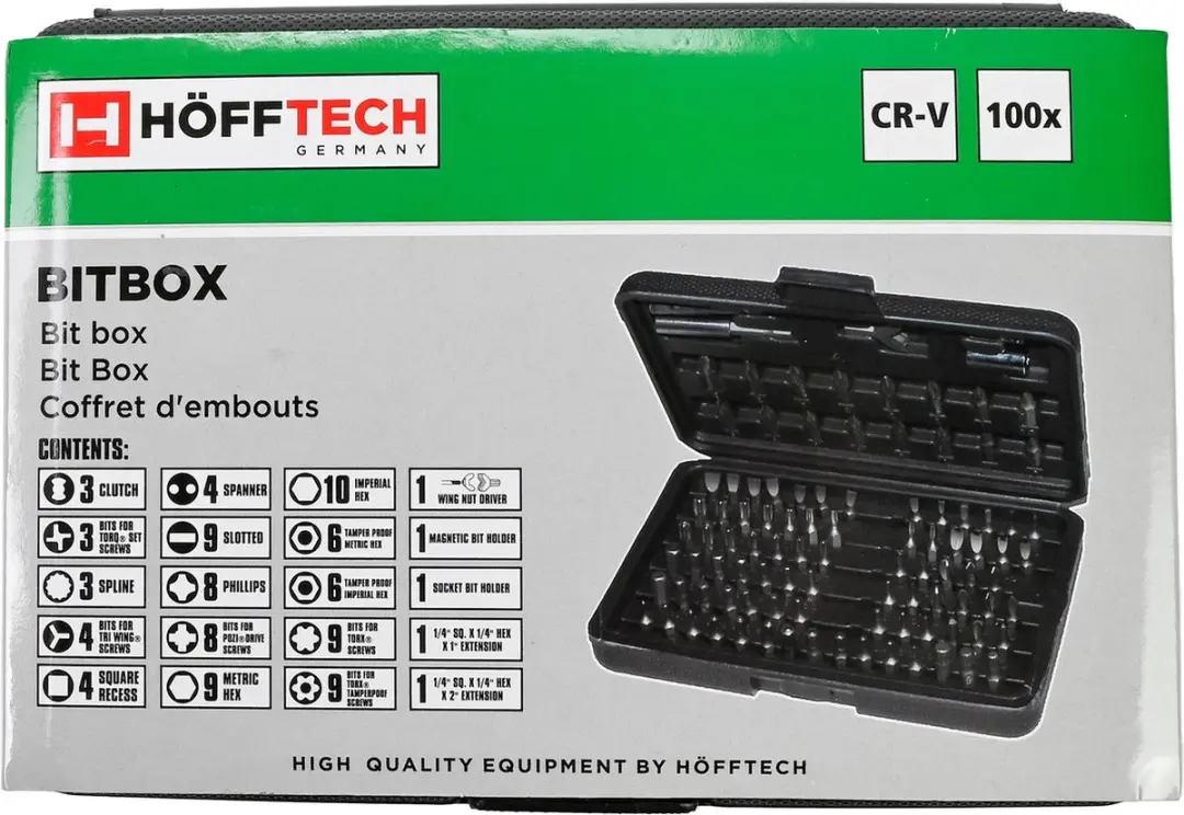 Benson 100-delige schroevendraaierset - bitset met opbergcase - afbeelding 6 van 6