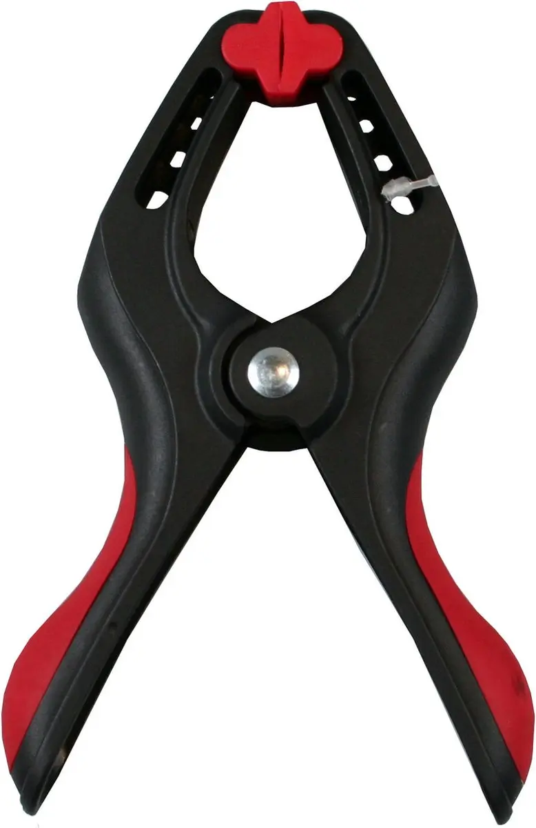 Benson Zeilklemmen/veerklemmen - 1x - kunststof - 15 cm - profi lijmklemmen met rubber heft