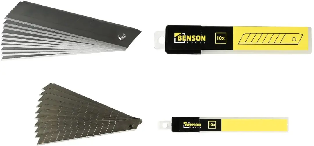 Benson Afbreekmessen 9 mm en 18 mm - 20 Reservemessen - afbeelding 4 van 6