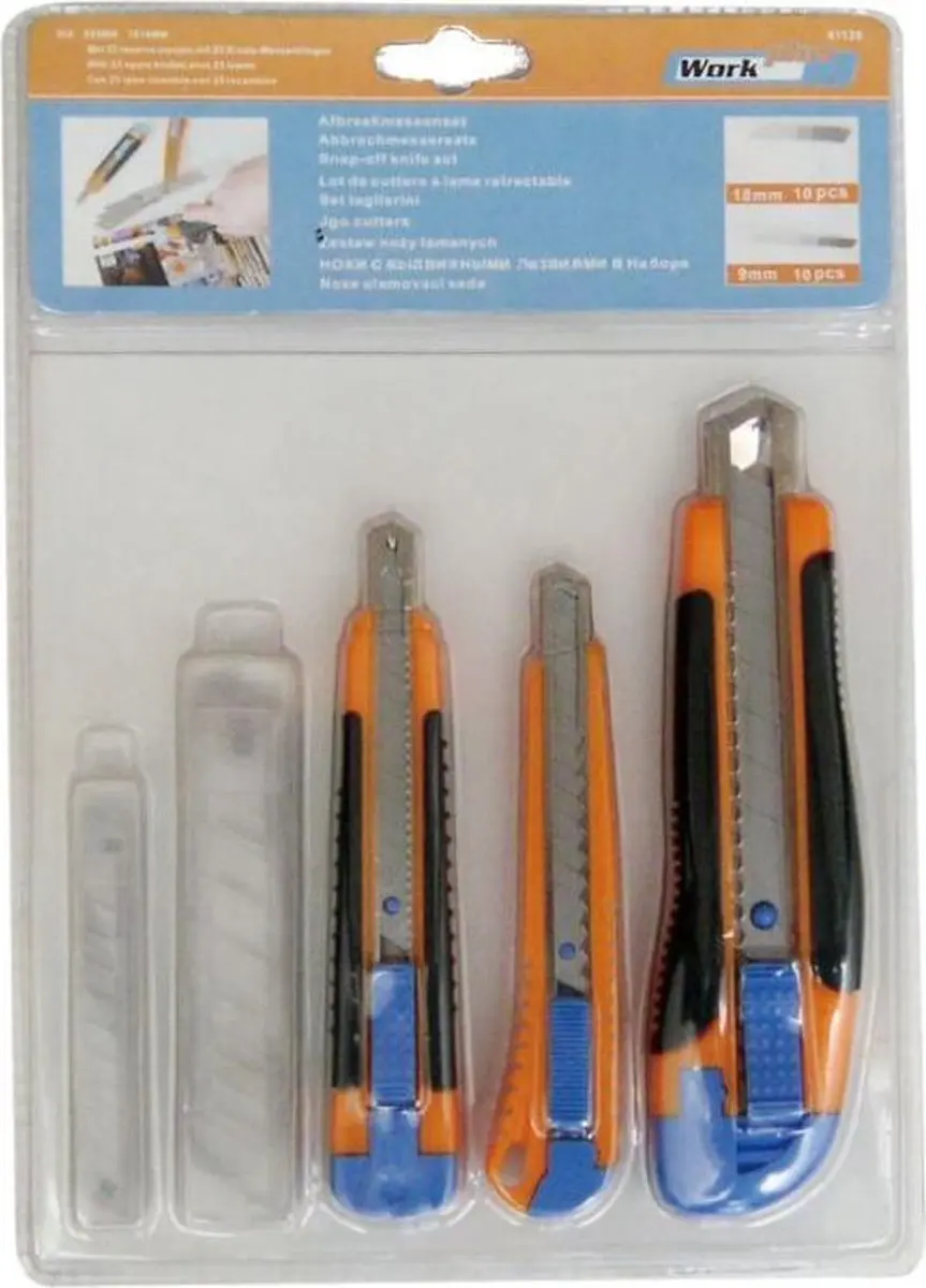 Benson Afbreekmessen 9 mm en 18 mm - 20 Reservemessen - afbeelding 2 van 6
