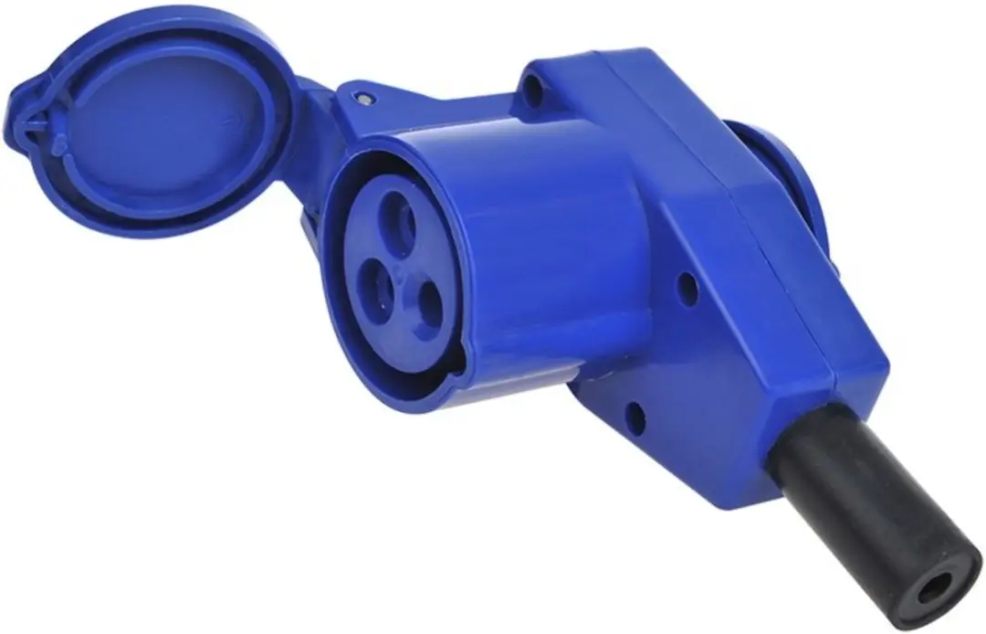 ProPlus Haakse CEE contrastekker met stopcontact