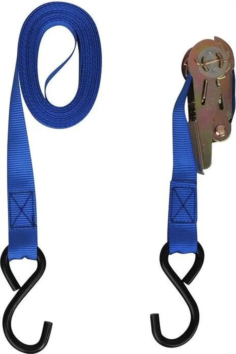 ProPlus Spanband met ratel 25mm x 5m - 250kg - Blauw - afbeelding 6 van 6