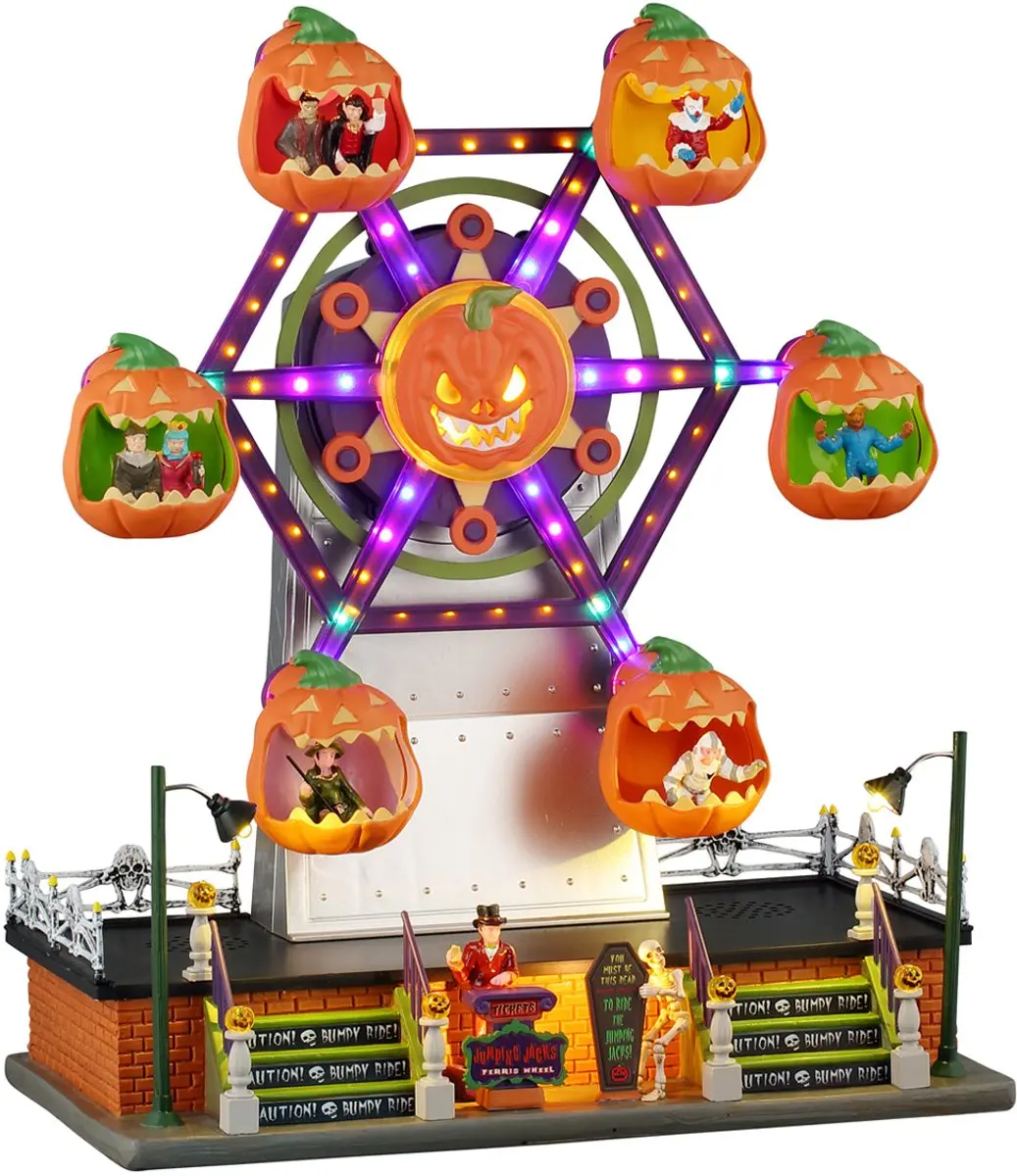 Lemax Spooky Town Jumping Jacks Reuzenrad