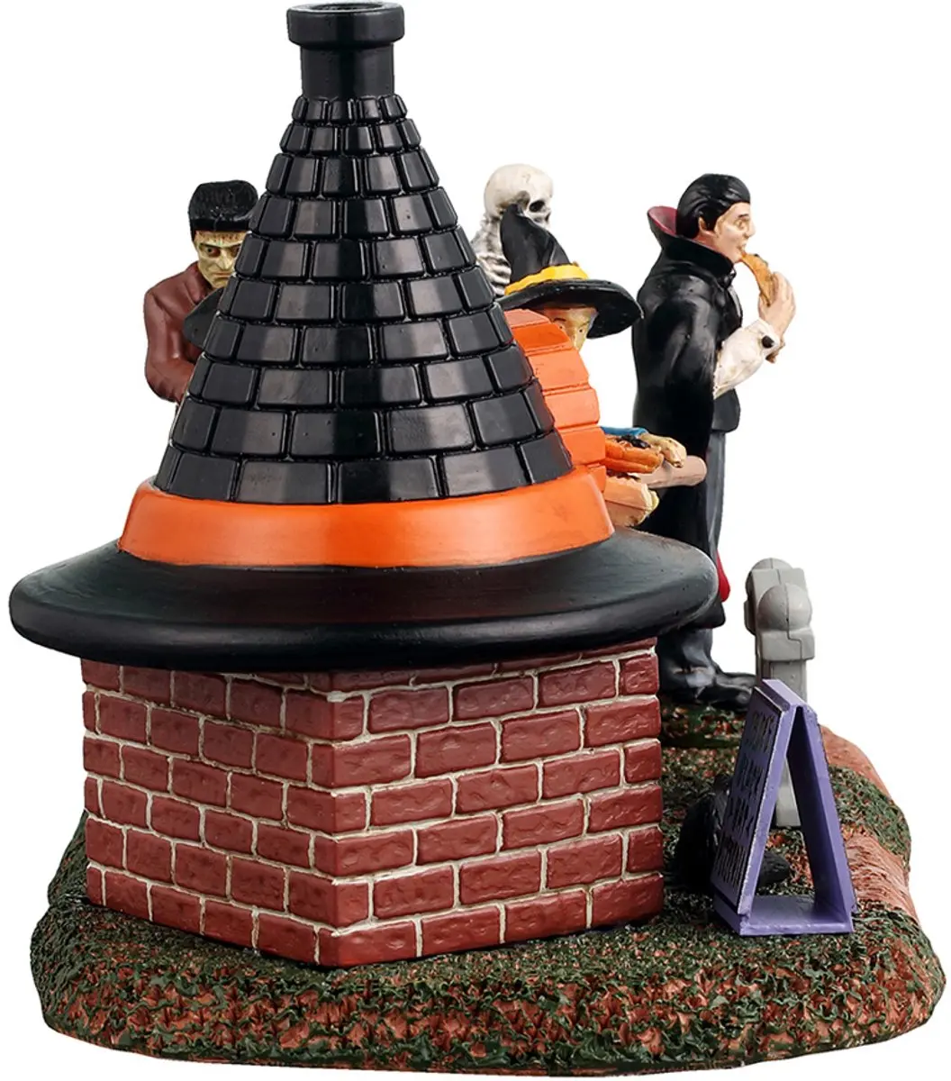 Lemax Spooky Town Zelda's Black Hat Pizzeria Ornament - afbeelding 4 van 4