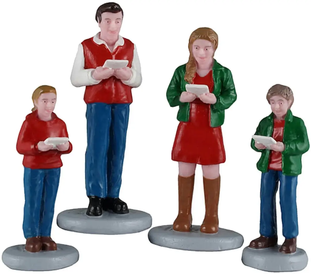 Lemax Caroling Family Set van 4 - afbeelding 2 van 2