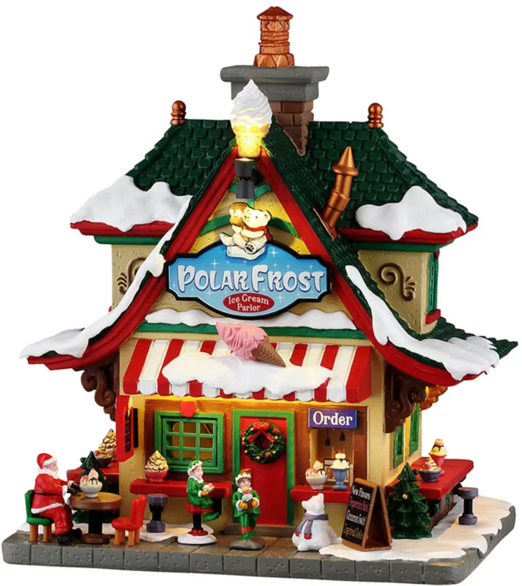 Lemax Polar Frost Ice Cream Parlor
