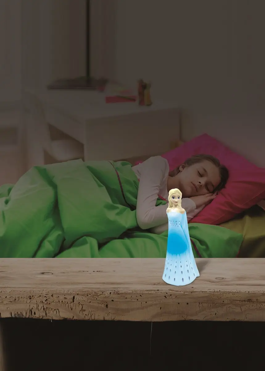 Lexibook Frozen Elsa 3D Nachtlampje - 13cm - afbeelding 3 van 6