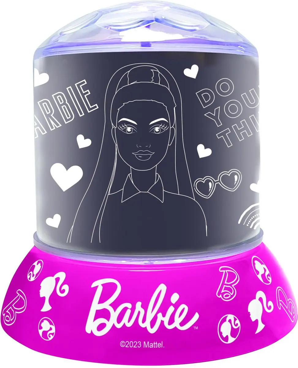 Barbie nachtlampje projector met luidspreker