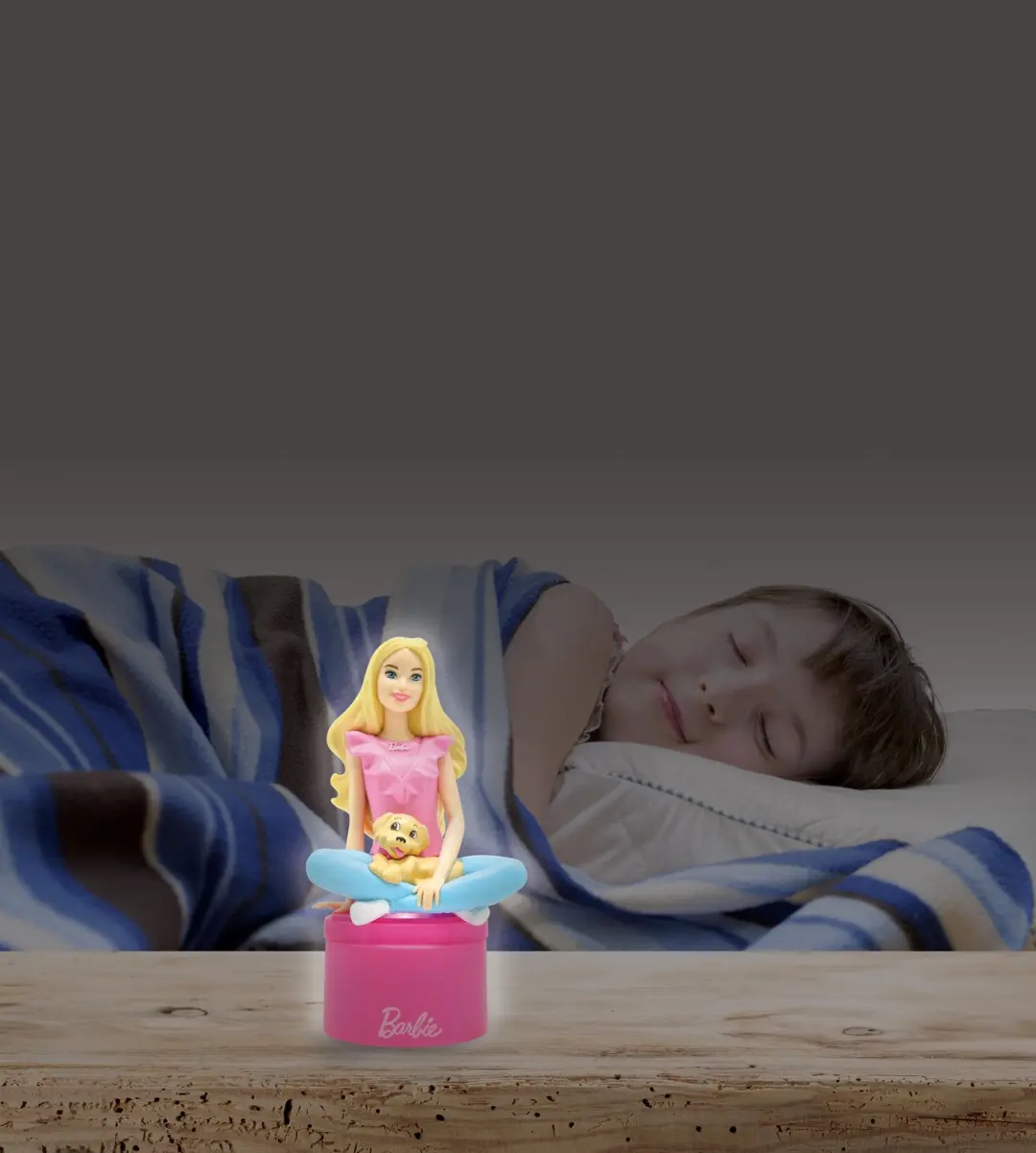 Lexibook Barbie NLJ01BB 3D Nachtlampje - Roze, RGB - afbeelding 4 van 6