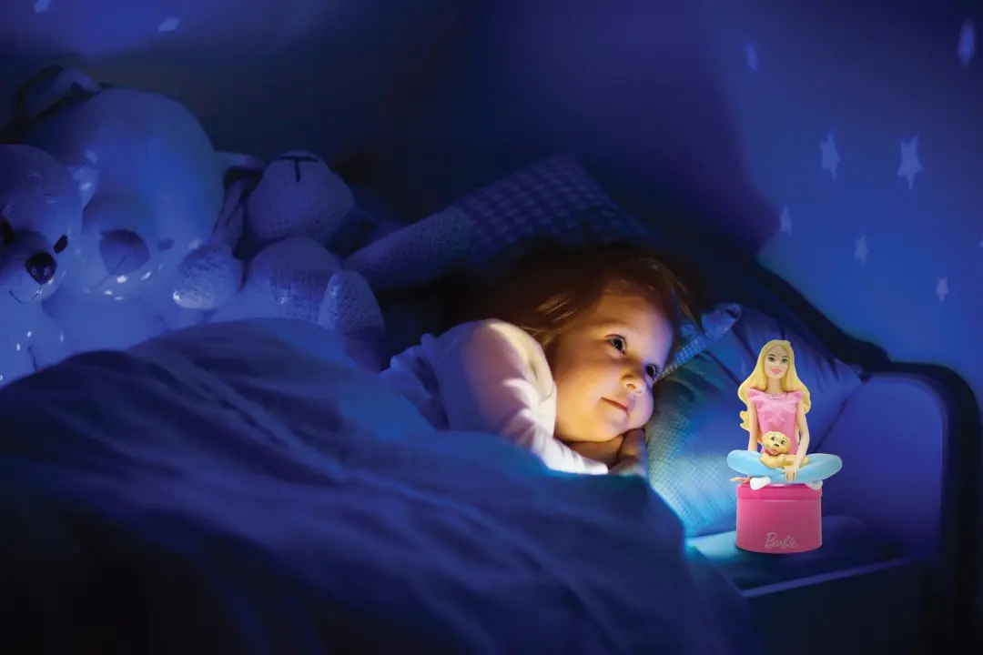 Lexibook Barbie NLJ01BB 3D Nachtlampje - Roze, RGB - afbeelding 5 van 6