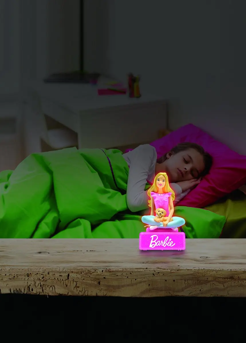 Lexibook Barbie NLJ01BB 3D Nachtlampje - Roze, RGB - afbeelding 2 van 6