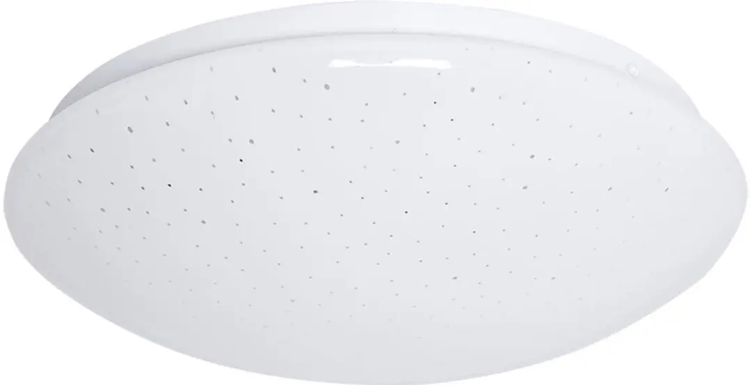 Plafondlamp LED eetkamerlamp wit met stereffect in ronde vorm 33 cm, metaal kuns