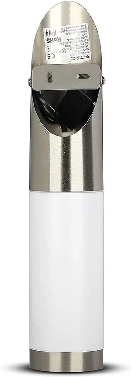 V-TAC VT-832 Wandlamp E27 60W - IP44 - RVS - afbeelding 5 van 6