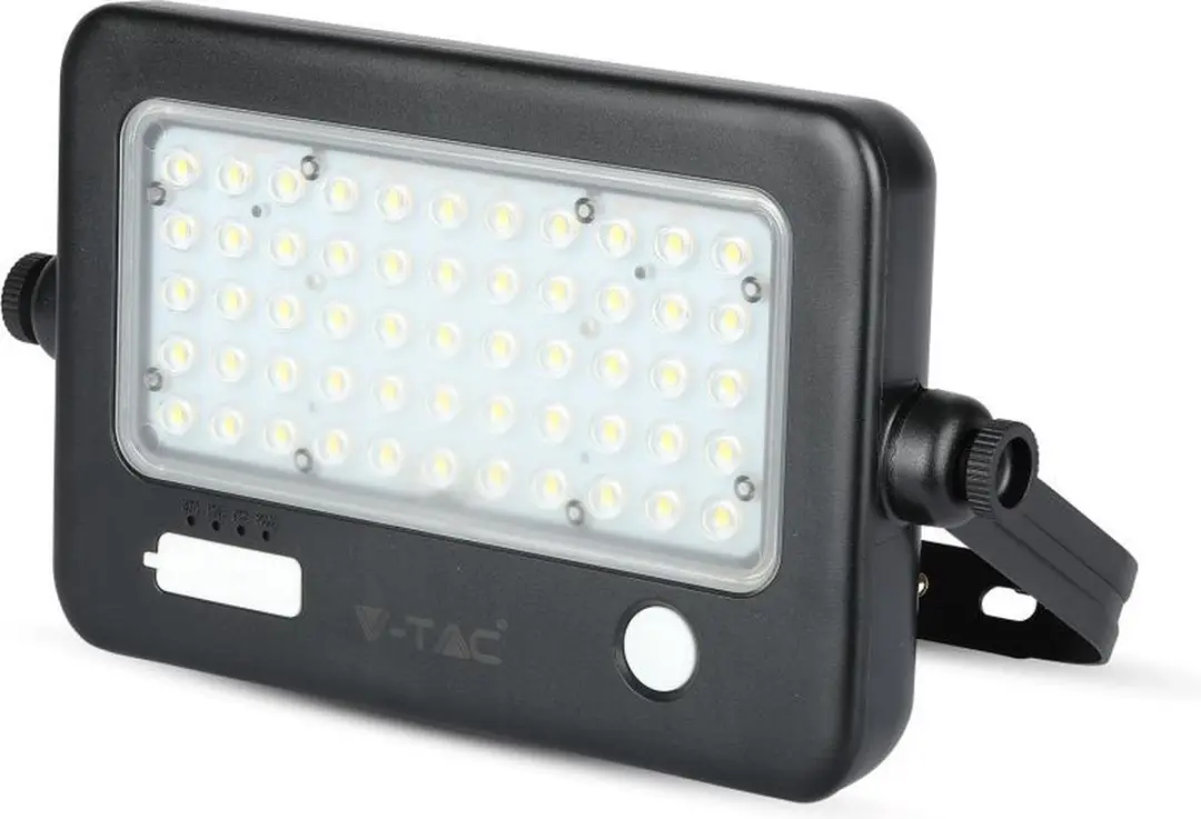 V-TAC VT-788-10 Solar Schijnwerper - 10W - IP65 - Zwart - afbeelding 3 van 6