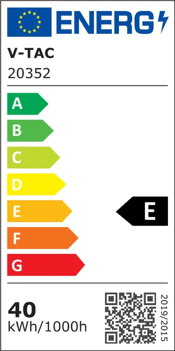 V-TAC VT-8-40-N LED Armatuur 120cm - 40W - 4800lm - afbeelding 2 van 6