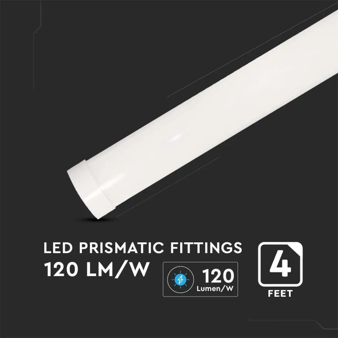 V-TAC VT-8-40-N LED Armatuur 120cm - 40W - 4800lm - afbeelding 3 van 6