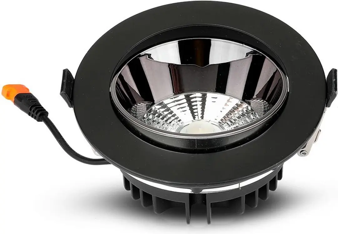 V-TAC VT-2-23-N LED Inbouwspots Pro-reflectorserie 20W 1780lm 3000K IP20 Zwart V