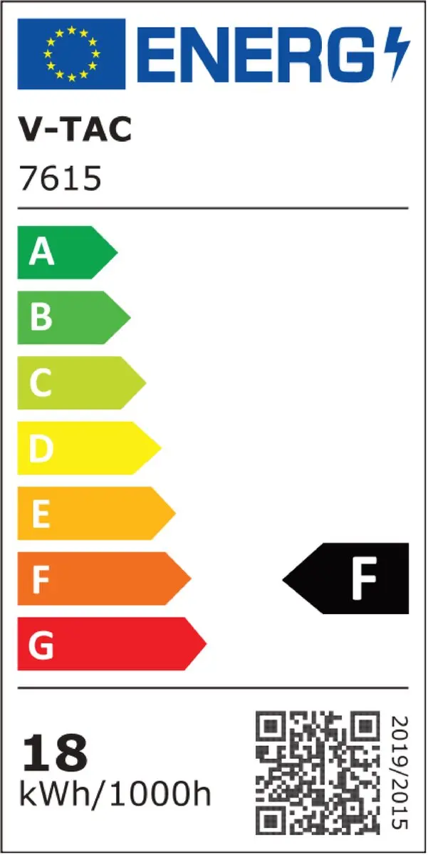 V-TAC VT-8618W-RD LED Ronde Plafondlamp - IP44 - Wit - 18W - 1800 Lumen - 3000K - 225MM - afbeelding 2 van 6