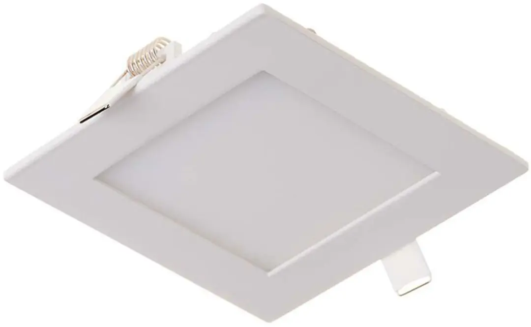 LED inbouwspot vlak LED inbouwpaneel LED plafondlamp wit, aluminium, 3W 130lm wa