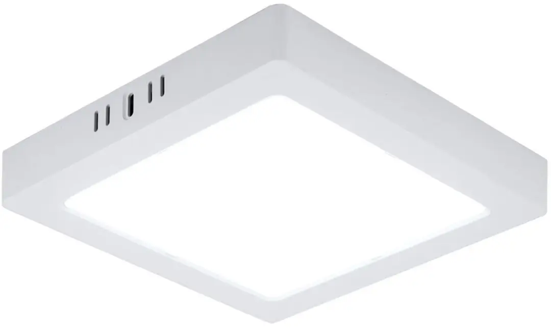 LED plafondlamp woonkamerlamp hallamp opbouw paneel vierkante keukenlamp, wit ku