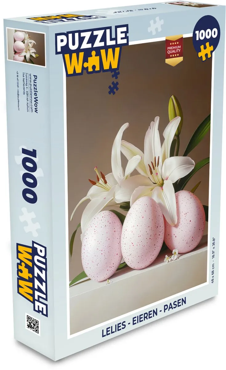PuzzleWow Pasen Legpuzzel 1000 Stuks