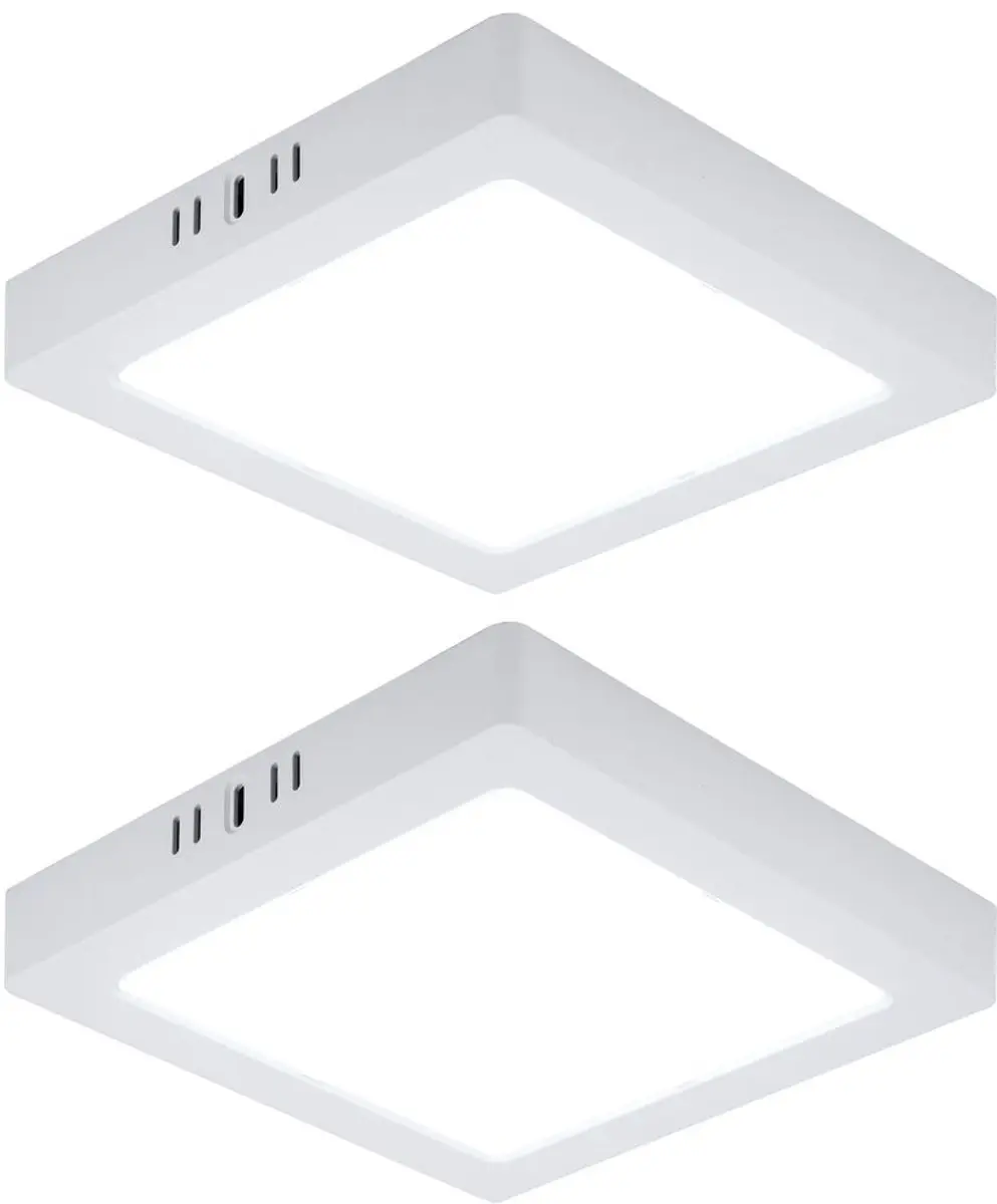 LED plafondlamp woonkamerlamp ganglamp opbouw paneel vierkante keukenlamp, wit k