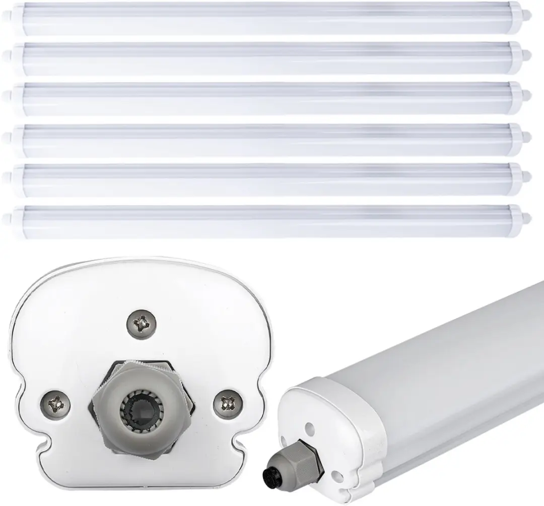 LED plafondlamp vochtbestendig LED garageverlichting LED buis, serieschakeling,