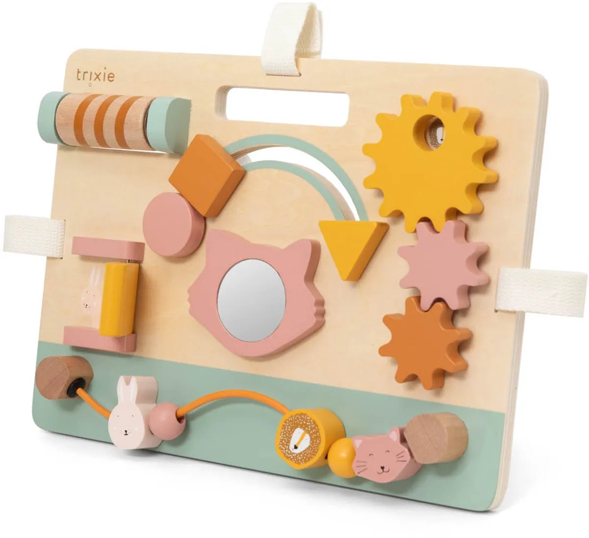 Trixie Houten Activiteitenpaneel Mrs Cat - Roze