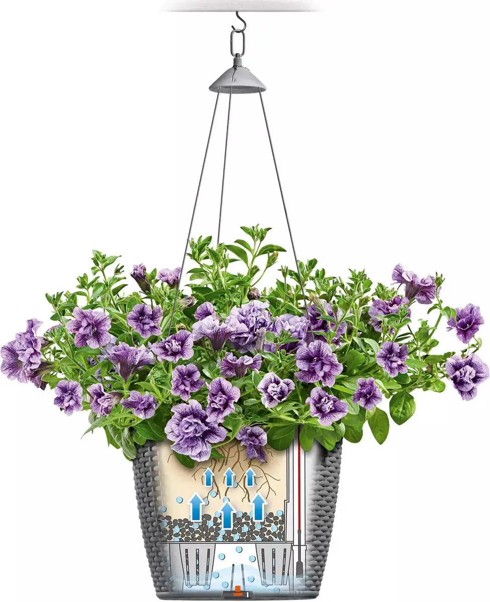 Lechuza NIDO Cottage 35 Plantenbak - Lichtgrijs - afbeelding 5 van 6
