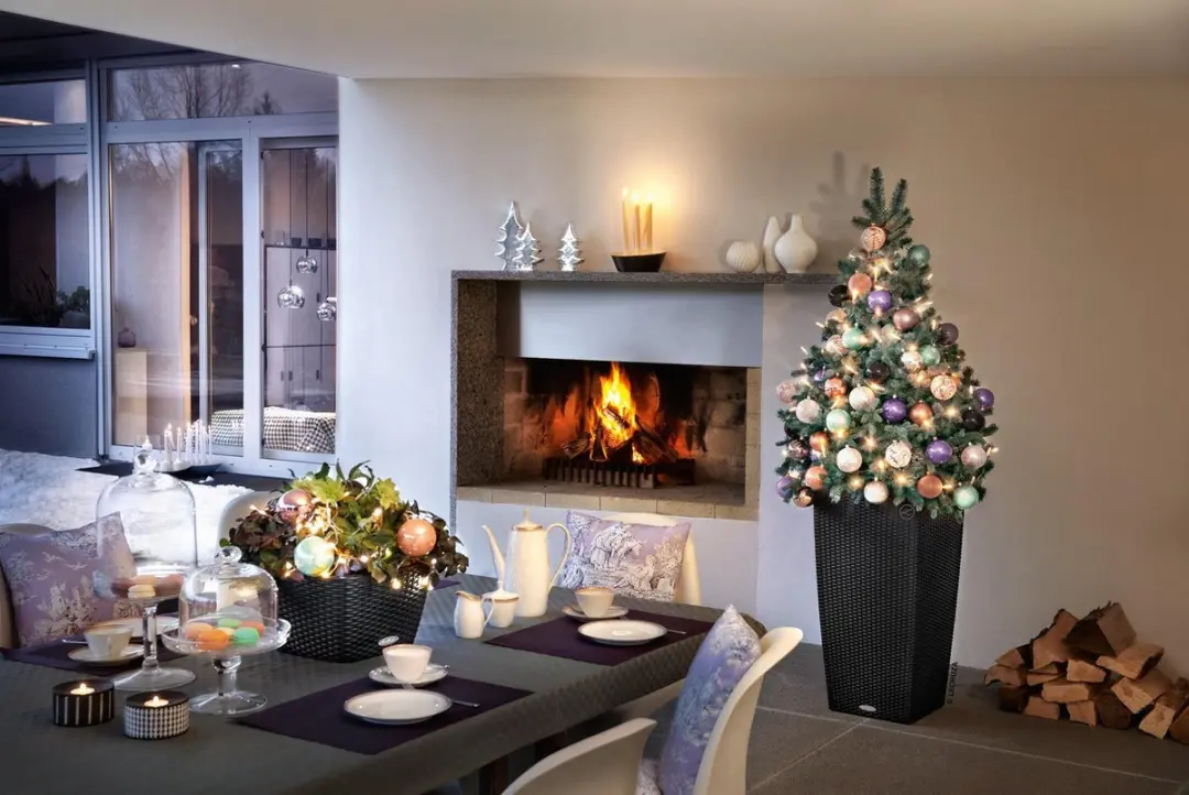 Lechuza Cubico Cottage 30 Plantenbak - 14 l - Graniet - afbeelding 3 van 6