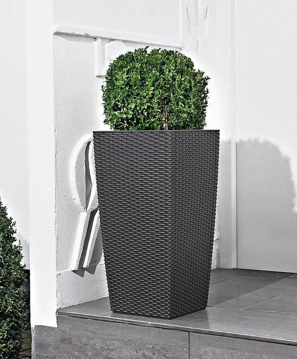 Lechuza Cubico Cottage 30 Plantenbak - 14 l - Graniet - afbeelding 5 van 6