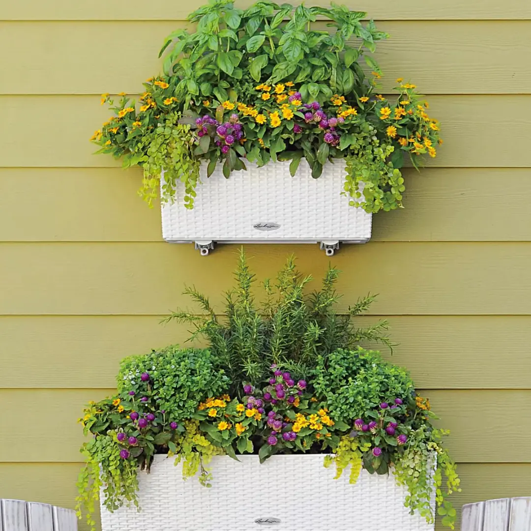Lechuza Balconera Cottage 80 Plantenbak - 12 l - Mokka - afbeelding 5 van 6