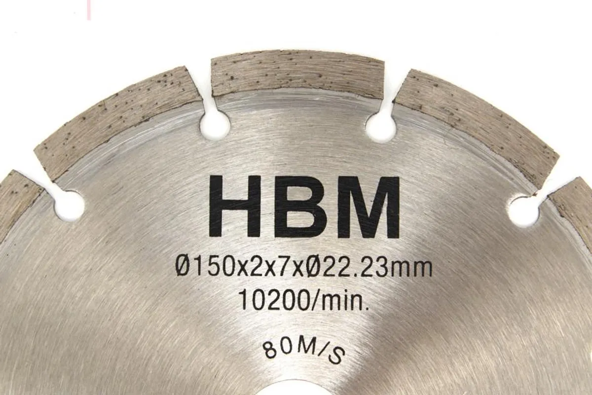 HBM 150mm Zaagbladen voor Muurfrees 1700W H131674
