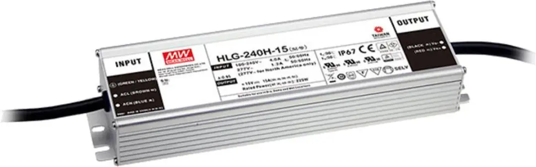Mean Well HLG-240H-12 LED-driver, LED-transformator Constante spanning, Constant