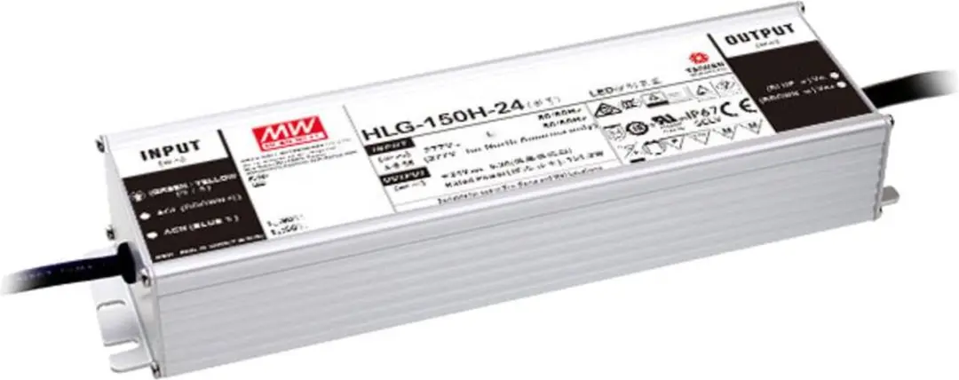 Mean Well HLG-150H-24 LED-driver, LED-transformator Constante spanning, Constant