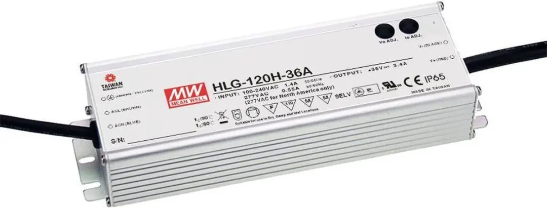 Mean Well HLG-120H-24B LED-driver, LED-transformator Constante spanning, Constan