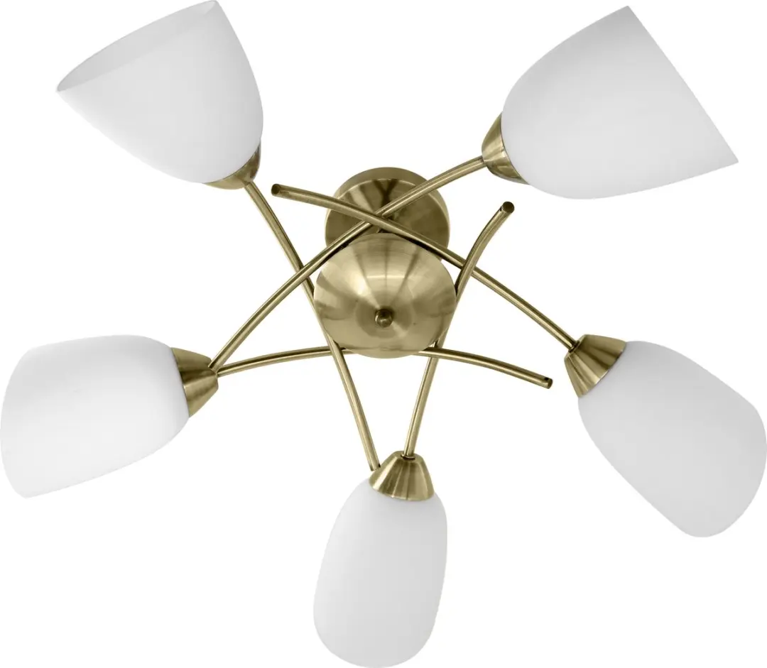 Activejet NIKITA Plafondlamp - Patina - 5xE27 - afbeelding 3 van 4