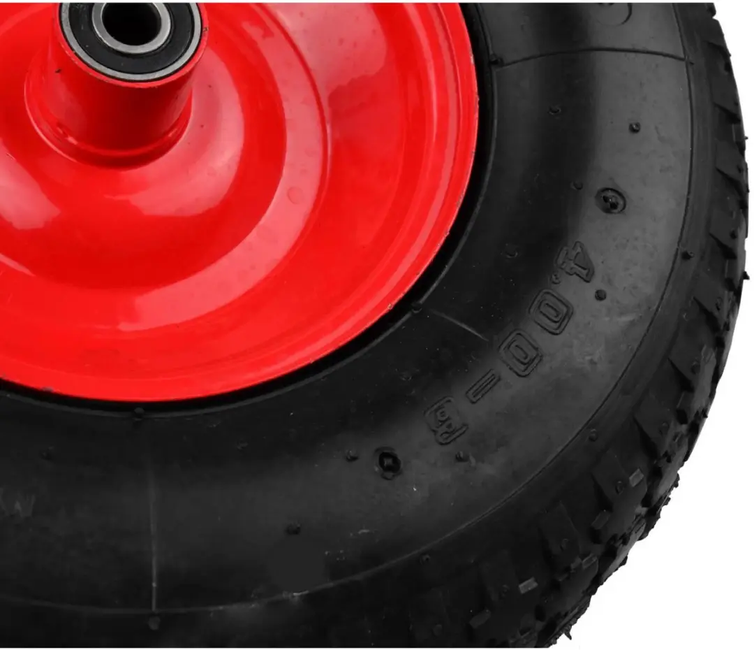 GEKO Rubberwiel G71006 Kruiwagen - 320mm - 90kg draagkracht - afbeelding 6 van 6