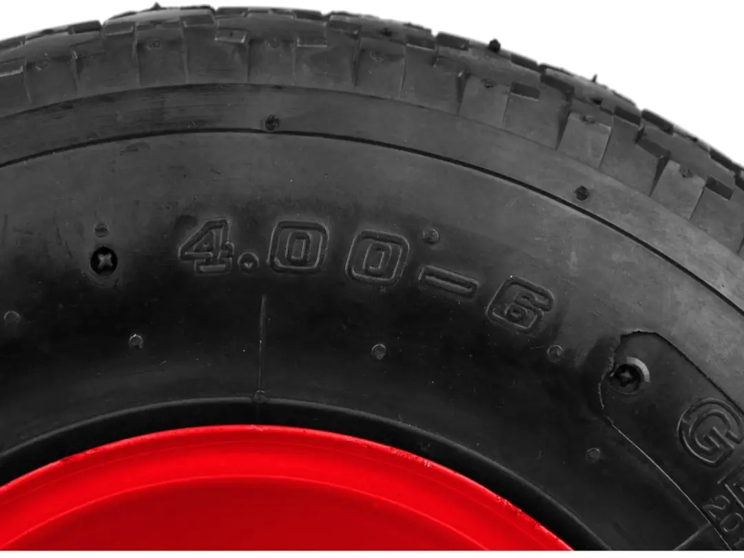 GEKO Rubberwiel G71006 Kruiwagen - 320mm - 90kg draagkracht - afbeelding 3 van 6