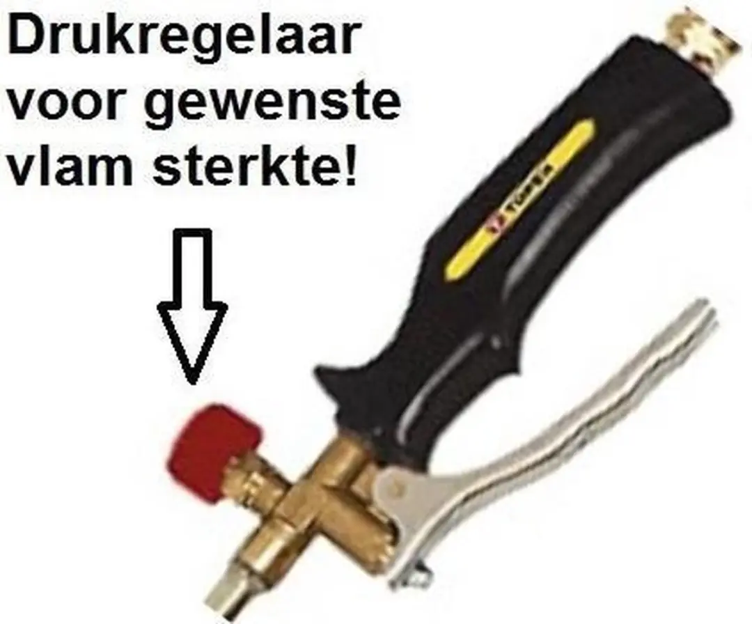 Topex 44E121 Onkruidbrander - Dubbele Branderkop - afbeelding 6 van 6