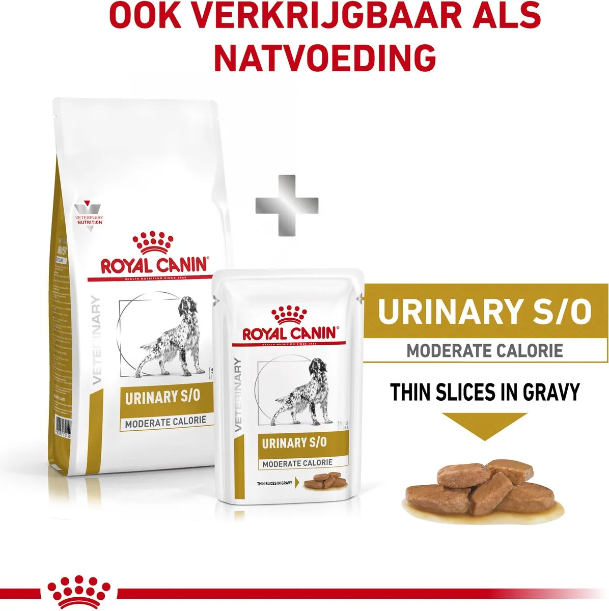 Royal Canin Urinary S/O Moderate Calorie Hond - 6,5 kg + 12x100g