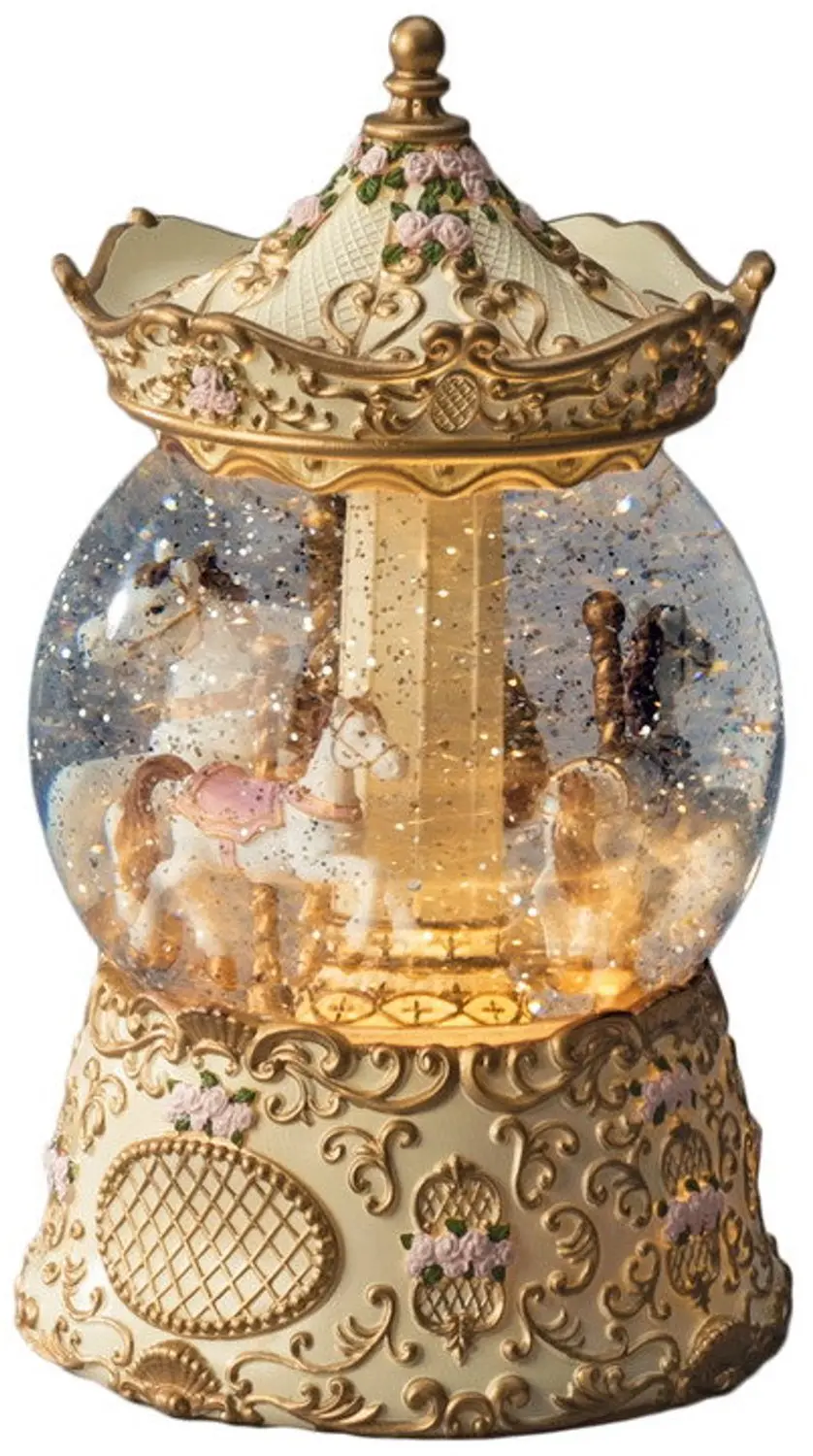 Konstsmide Carrousel globe-lantaarn LED draaiend
