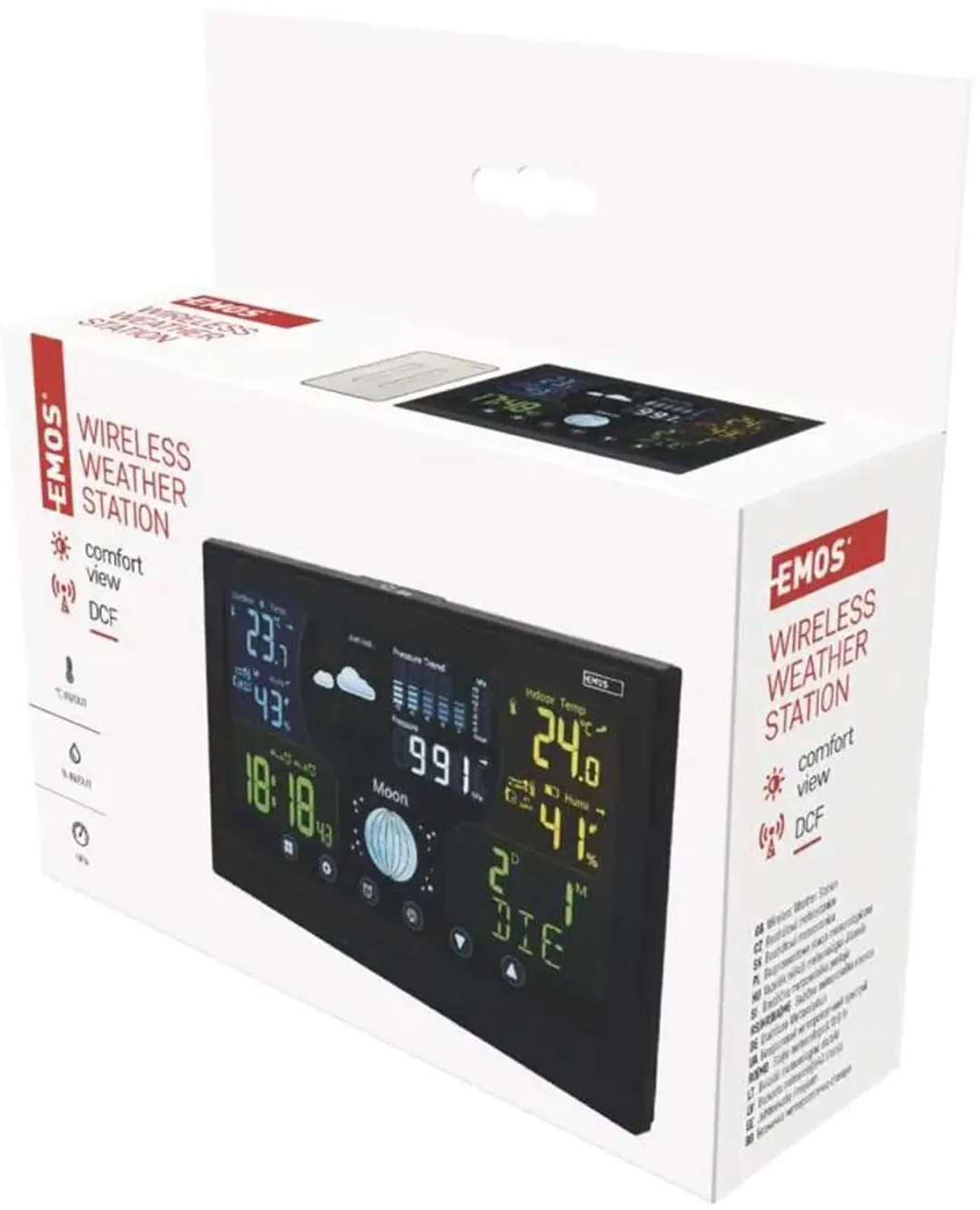 Emos E6018 Draadloos Weerstation - Buitensensor - Zwart - afbeelding 3 van 6