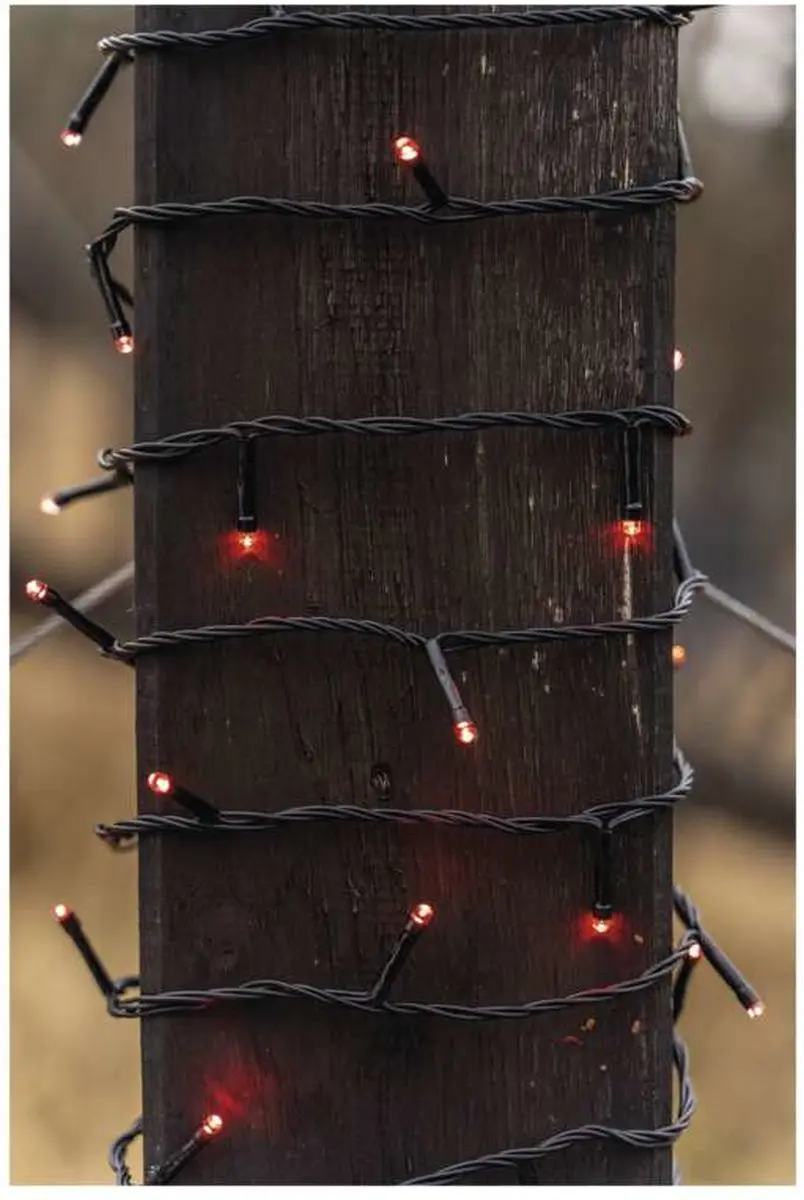 EMOS D1AR01 LED-kerstlichtslinger 10m - Rood - afbeelding 3 van 6