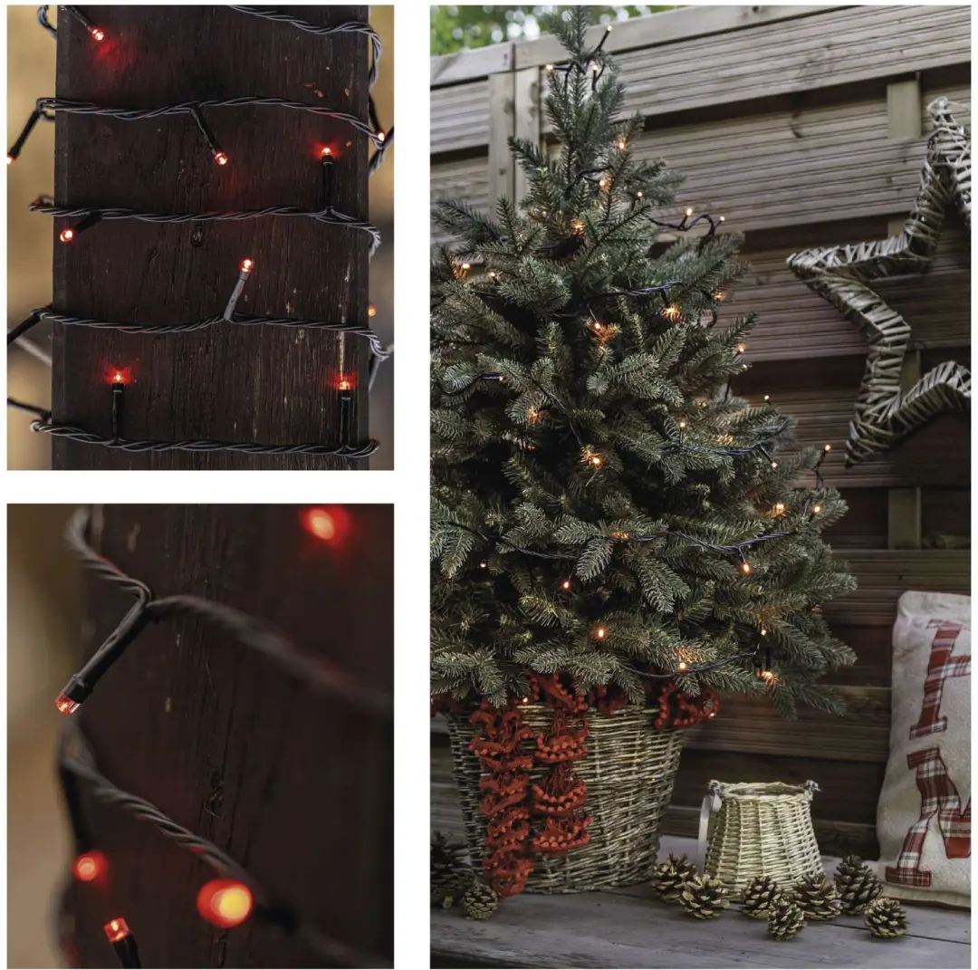 EMOS D1AR01 LED-kerstlichtslinger 10m - Rood - afbeelding 6 van 6